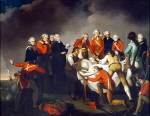 Painting called The Burial of General Simon Fraser