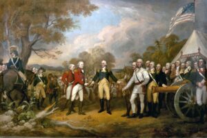 Painting called The Surrender of General Burgoyne